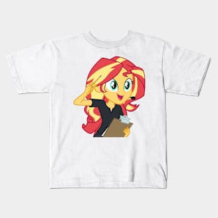 Director Sunset Shimmer 1 Kids T-Shirt